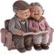 thumbnail image 3 of Bonitas figuras de pareja de ancianos para decorar la mesa, idea de regalo para abuelo/abuela, regalo de Navidad - mira la foto, 3 of 8