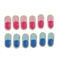 thumbnail image 3 of Parches de costura coloridos, 12 Uds., parches bordados, parches de costura DIY, rendimiento finamente afinado Jadeshay  A, 3 of 8