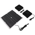 thumbnail image 4 of 12W 12V Solar Panel Powered Fan Efficient Energy Conversion Solar Panel Dual Fan Kit, 4 of 5
