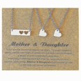 thumbnail image 1 of Parent-ld Collares Menos Acero Hueco Plata Matng Collares, 1 of 4