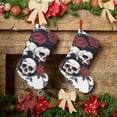 thumbnail image 6 of Lsque Gothic Skulls And Roses Pattern 18 Inch Christmas Stockings, Festive Holiday Stocking for Christmas Decorations Holiday Decor, 6 of 8