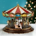thumbnail image 5 of Mr. Christmas 15 in. Marquee Deluxe Carousel, 5 of 7