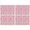 Pink Cow Milk, variant on White Cow Strawberry Cow Pattern Summer Placemats Table Placemats Set Of 4-Linen Kitchen Washable Placemats Table Mats 11.8"x17.7" Non-Slip Heat Resistant