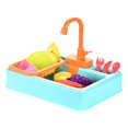 thumbnail image 1 of Kitchen Sink Toys Electric Dishwasher Playing Toy Automatic Water Cycle System. E9X5, 1 of 8