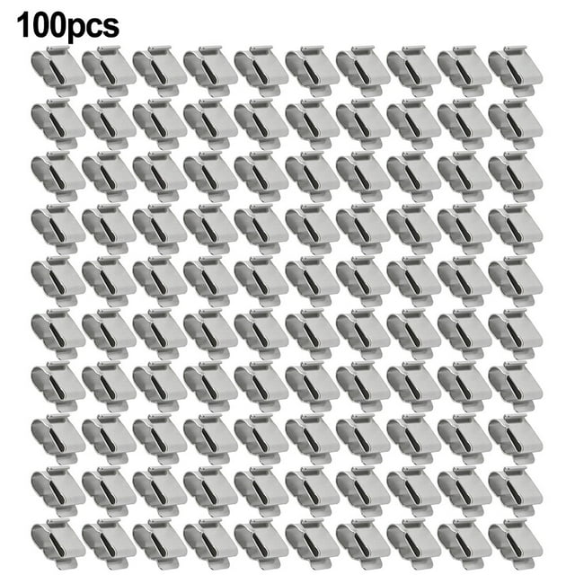 10*/30/100 Pcs Solar Panel Cable Clips for Home, Kayaks, Fishing Boats- Wire Clip Set\\\"