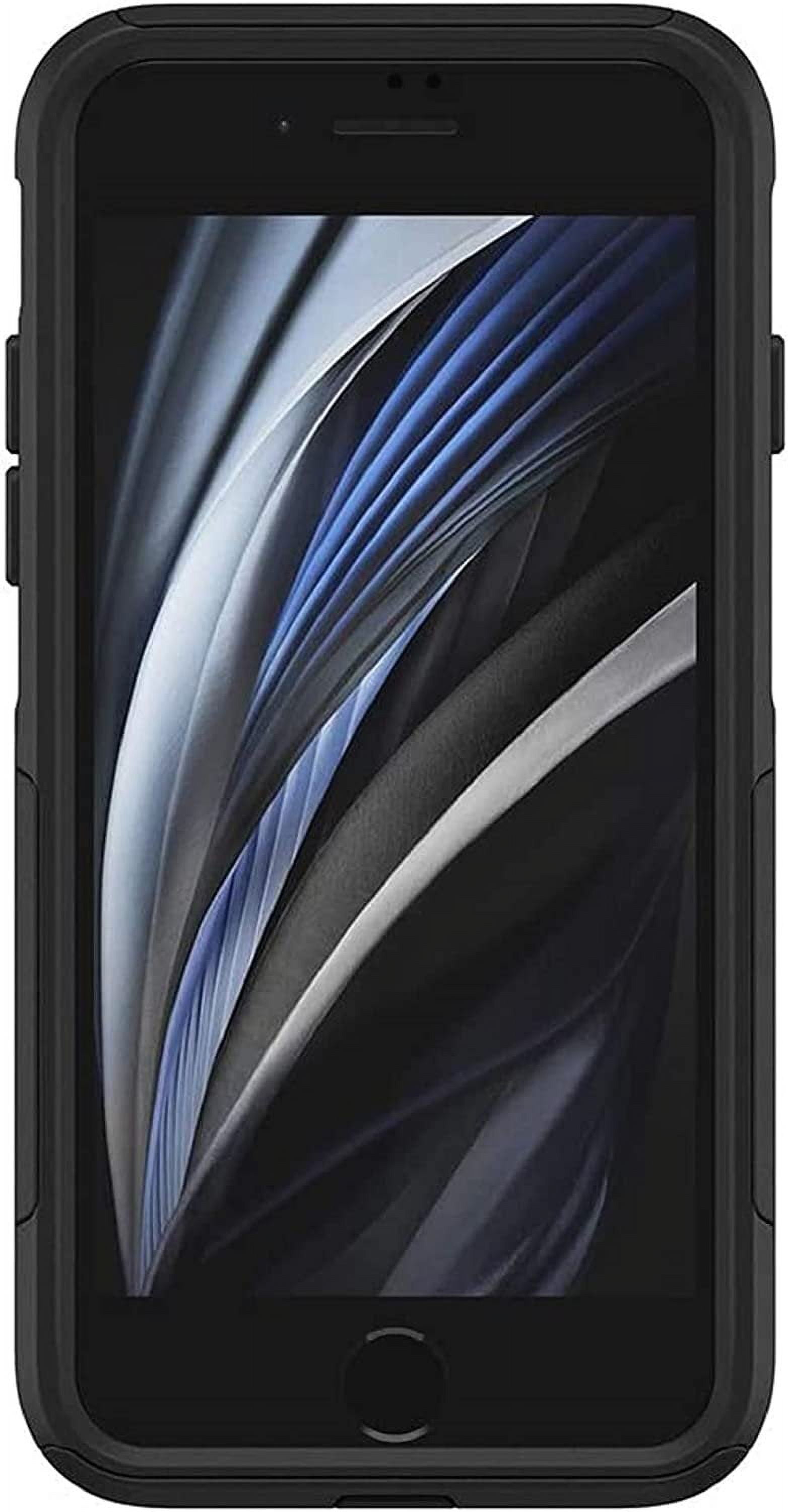 OtterBox Back Cover Cell Phone Case for iPhone SE 3rd Gen 2022, Black