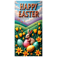thumbnail image 7 of Happy Easter Themed Decorative Banner with Bunny and Eggs Backdrop for Easter Party Easter Decoration Photography Props Family Gatherings Spring Celebrations, 7 of 7