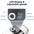 thumbnail image 3 of Maquinilla de afeitar eléctrica DSP para hombre - Afeitadora 2 en 1 para barba con cabezal de láminas y recortadora de precisión - Recargable, 3 velocidades y pantalla digital LED (Plateada), 3 of 5