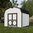thumbnail image 2 of Little Cottage Co. 10x12 Classic Gambrel Barn with 6 ft. Sidewalls, Outdoor Wood Storage Shed Do-It-Yourself Precut Kit, 2 of 13