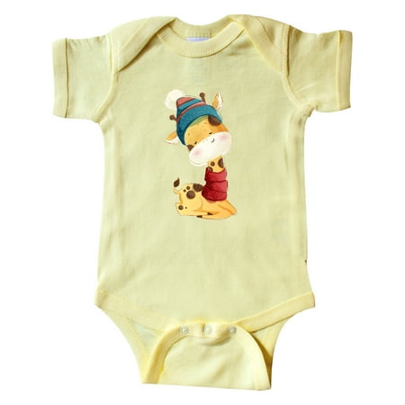 

Inktastic Cute Giraffe Gift Baby Boy or Baby Girl Bodysuit