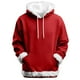 thumbnail image 2 of Sudadera con capucha para hombre, estilo casual, a la moda, con cuello redondo y bolsillos, estampado, jersey de manga larga, sudadera con capucha, blusa para hombre, poliéster, 2 of 9