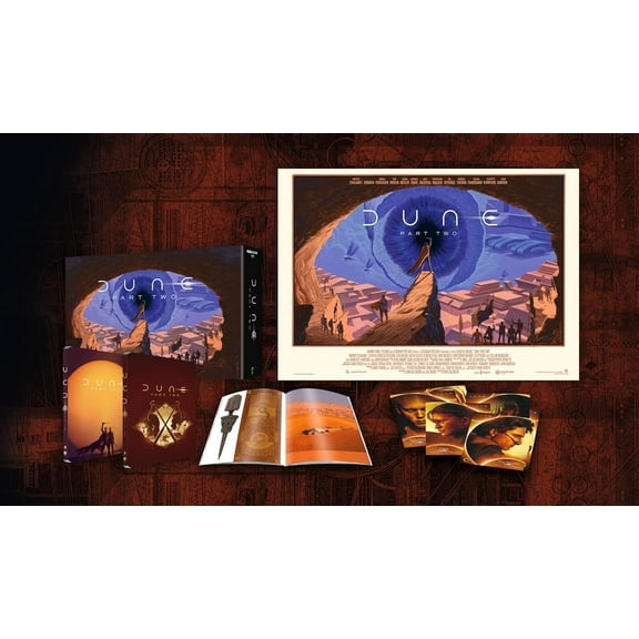Dune: Part Two Limited Double SteelBook Collector's Edition 4K Ultra HD   Blu-ray Region Free Limited to 2,000 copies Individual Numbers