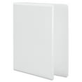 thumbnail image 2 of Heavy-Duty 1 in. Capacity 11 in. x 8.5 in. 3 Ring Round Ring View Binder with Extra-Durable Hinge - White, 2 of 3