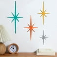 thumbnail image 6 of CoolStuff 4 Pcs Cast Iron Starburst Shaped Wall Decor Metal Mid Century Modern Decor Retro Atomic Stars Wall Art Elegance Accents Vintage Celestial Whimsigoth Hangings for Home Office Room(Gold), 6 of 6