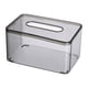 thumbnail image 1 of Fiudx Caja de Pañuelos para Sala de Estar, Diseño Transparente, Gran Capacidad con Base Antideslizante, Almacenamiento Multifuncional, Uso Doméstico, Dormitorio, Baño, Oficina, 3 Tamaños Disponibles, 1 of 2