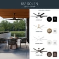 thumbnail image 3 of Kichler 390065 Solen Set Of 6 30" Blades - Clear, 3 of 5