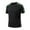 Black, variant on Men's Short Sleeve UPF 50+ T-Shirts Rash Guard Quick Dry Sun Protection SPF Shirts Swim Athletic Workout Top Tee