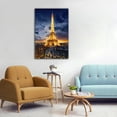 thumbnail image 6 of Paris Eiffel Tower Cityscape Poster Wall Art Picture Print Canvas Painting Home Bedroom Bathroom Decor Poster, 6 of 7