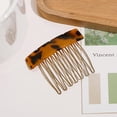thumbnail image 3 of Peine lateral fino de 6 acetato, accesorios para el cabello pequeños de siete dientes, 3 of 4