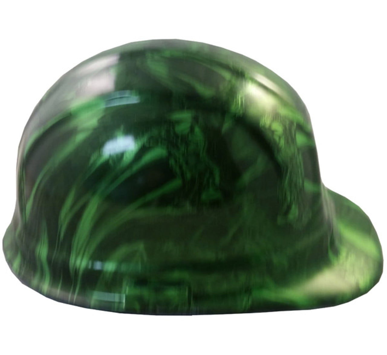 Venom Snake Green Hydro Dipped Hard Hats Cap Style with 4 Pt Suspension