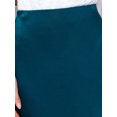 thumbnail image 5 of INSPIRE CHIC Valentine's Day Women's Satin Skirt Formal Lace Trim High Waist Cocktail Evening Bodycon Long Maxi Skirts S Blue, 5 of 6