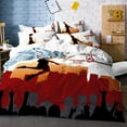 thumbnail image 5 of Jarson 3 Pieces Queen Size Duvet Cover Set with Zipper Closure, Printed Comforter Cover Bedding Sets, 5 of 7