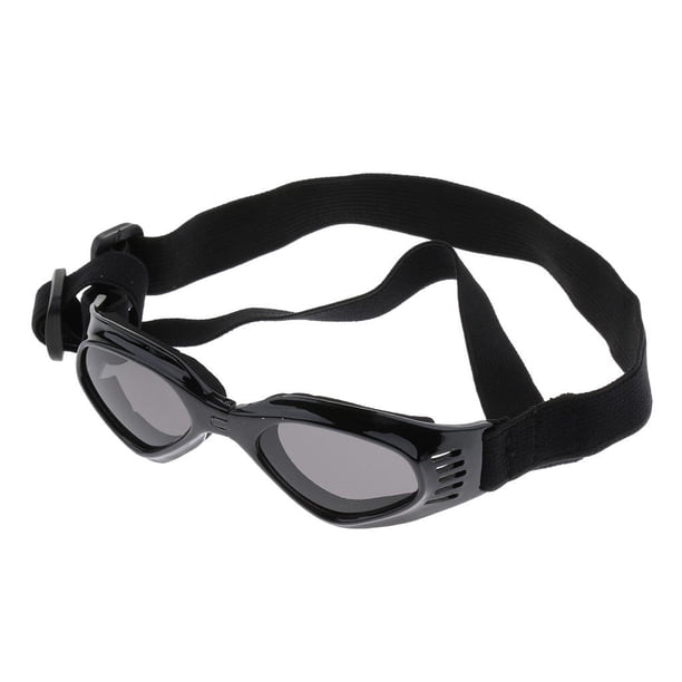 Gafas Plegables para Perros perfecl Gafas de terre UV Antiviento Protección Negro