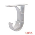 thumbnail image 1 of 10pcs Top Mounted Ceiling Suspended Bracket Roman Rod Single Holder Base Stand Curtain Accessories, 1 of 5