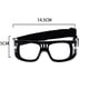 thumbnail image 2 of Estrela Eyewear junta forro de seguridad gafas de sol deportivas para motocicleta negro con lentes transparentes, 2 of 5