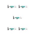 thumbnail image 3 of mmirethe Authentic 1 64 Figures Model Resin Accessories for Creative Play Landscape Style B 5Set, 3 of 6