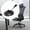 round 10x10cm, variant on Colaxi Office Chair Tilt Control Seat Mechanism Lift Lever Handle Sturdy Height Adjustable Heavy Duty for Bar Stool Furniture Chairs round 8x8cm