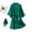 Green, variant on TIMIFIS Women's Silk Robes Lace Robes Bride Bridesmaid Party Satin Bathrobe V Neck Sleepwear Loungewear Dressing Gowns with 3/4 Sleeve - Spring/Summer