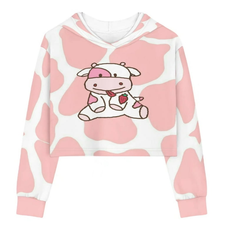 Pink crop top sweatshirt new arrivals