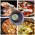 thumbnail image 3 of Non-Stick Thicken Pizza Tray Removable Carbon Steel Oven Sheet Home Kitchen Baking Pan Tool, 3 of 9