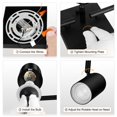 thumbnail image 2 of BoostArea Track Lighting Kit, Kitchen Lighting Fixtures Ceiling, 5 Light Track Lights, Rotatable Light Heads, Modern Track Lighti, 2 of 8
