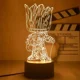 thumbnail image 3 of Lámpara LED con figuras de anime en 3D, Iron Man, Spiderman, figuras de acción de Disney, lámpara LED para dormitorio de niños, juguetes, modelo de decoración, regalo para niños, 3 of 5