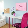 thumbnail image 2 of Pink and White "Bee Loved!" Rectangular Canvas Wall Art 12" x 16", 2 of 2