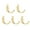 Gold Tone, variant on 5pcs Wall Hooks Zinc Alloy Hook Caps Coat Key Towel Wall Bathroom DIY Hanger w Screws Gold Tone