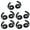 Black 5 pairs, variant on AOOOWER Ear Tips For 4 Earphone Replacement Earbuds Ear Cap Ear Plug Eartip