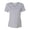 Athletic Heather, variant on Ladies' Relaxed Jersey V-Neck T-Shirt - DRK GREY HEATHER - L