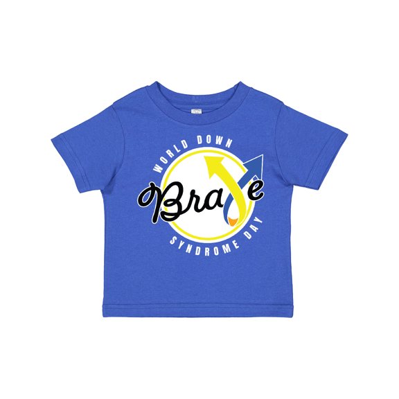 Inktastic World Down Syndrome Day Brave Boys or Girls Toddler T-Shirt