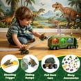 thumbnail image 3 of JBeeCtrl Dinosaur Toys for Kids 3-5 Dinosaur Truck with 12 Pull Back Cars Dinosaur Transport Truck for Toddlers Christmas Birthday Gifts Toys for 3 4 5 6 7 Year Old Boy Girls, 3 of 6