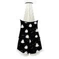 thumbnail image 5 of MEZZALL Women's Halloween Ghost Cami Pajama Set V Neck Halter Tops Lace Shorts 2 Piece Sleepwear Loungewear for Bedroom, 5 of 7