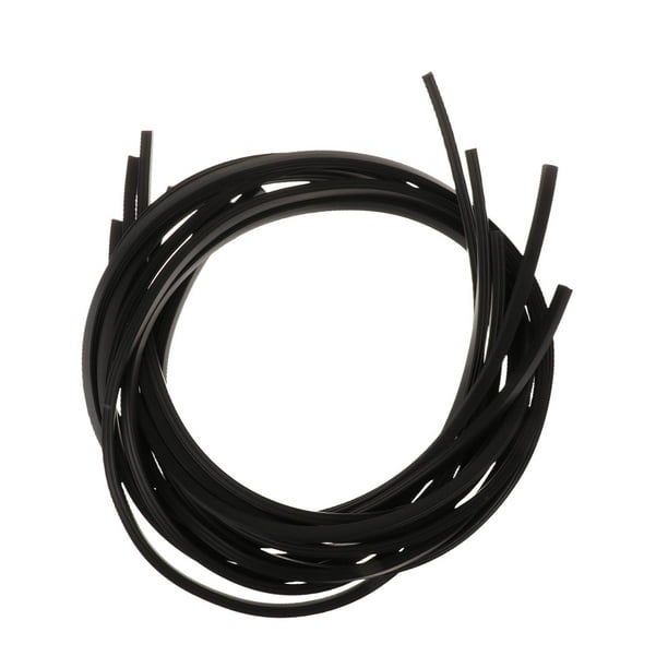 Tiras de borde de goma para mesa de billar, tiras de borde de goma de repuesto, cojines de riel de mesa de billar fáciles de usar, color negro, 6 uds. Longitud 110cm