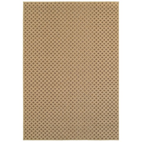 Addison Heights Season Lattice Brown/ Sand Indoor-Outdoor Rug