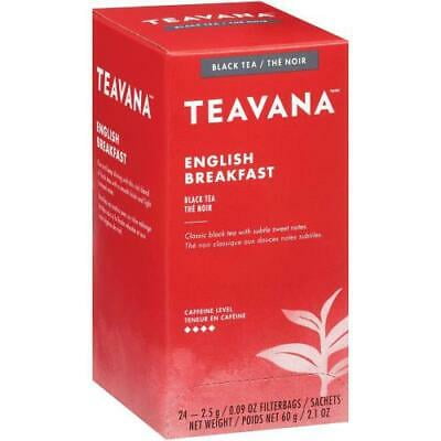 Teavana English Breakfast Tea - Black Tea - English Breakfast, Sweet - 0.09 oz Per Bag - 24 Teabag - 24 /