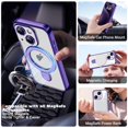 thumbnail image 4 of Funda de teléfono ETPESOK compatible con iPhone 15 Plus 6.7, color morado, 4 of 7