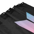 thumbnail image 3 of Juego de cortina de ducha con logotipo rosa de BTS con gancho, decoración para el baño, fácil cuidado, lavable a máquina, tela de poliéster duradera, cortina de ducha de tela impermeable, 66 x 72, 3 of 8