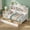 White, variant on MODERNLUXE Wooden Twin Size Daybed With 2 Drawers,Retro Bed Frame With Storage Headboard Shelves for Bedroom,Guest Room,Easy Assembly,Antique Grey