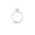 thumbnail image 3 of 1 Carat T.W. Diamond Cushion-Shape Single Halo 14kt Yellow Gold Engagement Ring, 3 of 4